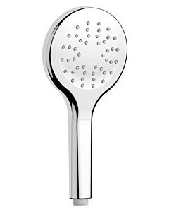 AquaCraft 110 hand shower 120 mm | 2000 spray type | Water-saving shower head 6 L/min chrome-plated | Easy Clean rain shower head | Shower head standard connection